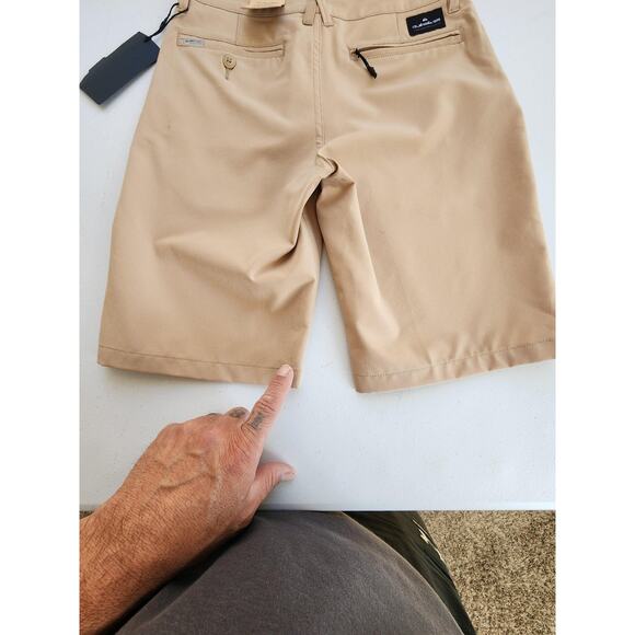 Quiksilver Shorts Boys 12 Khaki Amphibian Hybrid Walkshorts 4-Way Stretch Youth - Picture 5 of 16